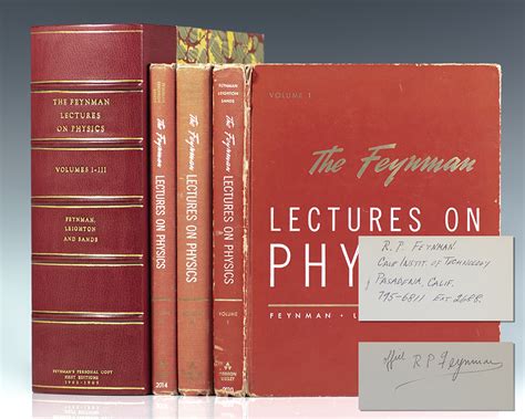 Biography of richard feynman lectures