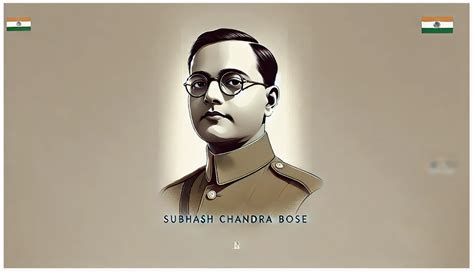 Biography of subhash chandra bose in short form