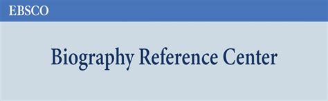 Biography reference center database server