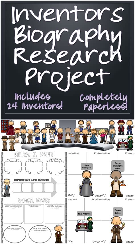 Biography science projects