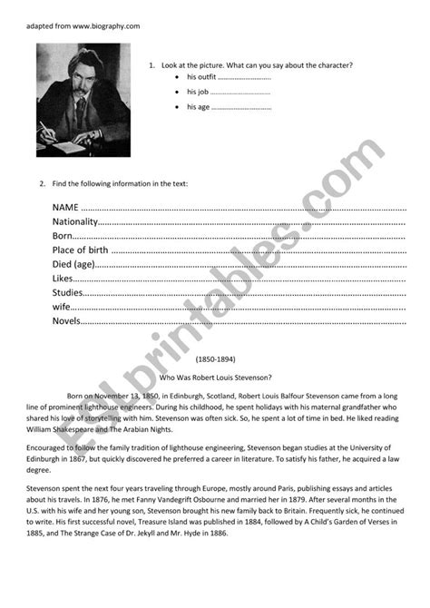Biography simple past esl lesson plan