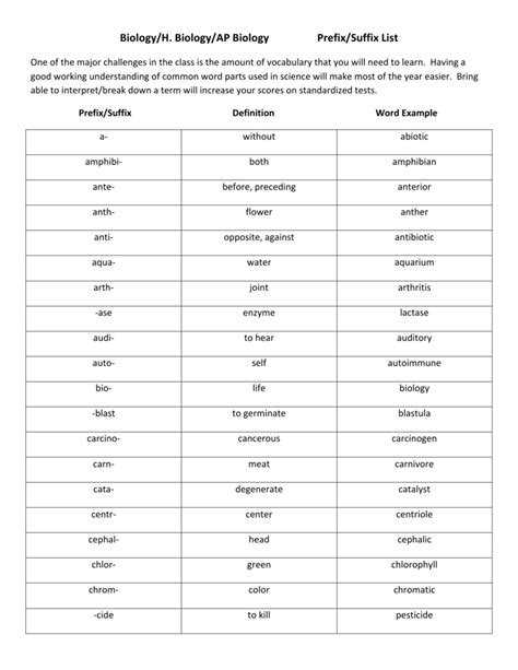 Biography suffix word