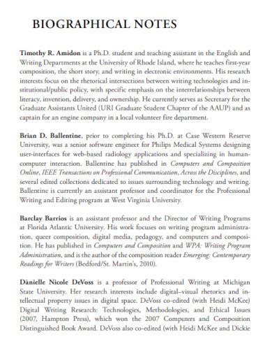 Biography summarization