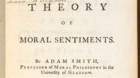 Biography theory of moral sentiments definition