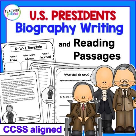 Biography writing examples presidents