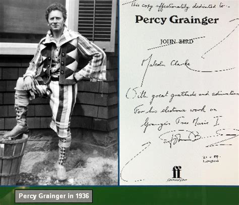 Biographys written on percy grainger