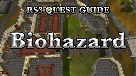 Biohazard rs3. Aug 15, 2012 · Biohazard Quest Guide Difficulty: Novice Length: Medium Members only: Yes Reward: 3 quest points 1250 Thieving XP Ability to use King Lathas' training ground Ability to use main gate to enter West Ardougne Two extra spins on the Squeal of Fortune. Start: Elena in Ardougne. Needed quests: Plague City; Needed items: Rope 