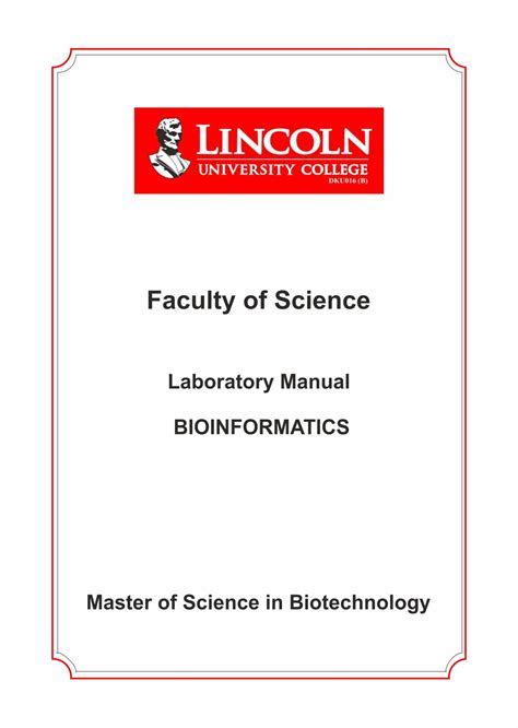 Bioinformatics General Biology Lab Manual Using Climate …