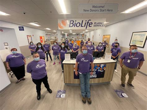 Biolife plasma services is an industry le