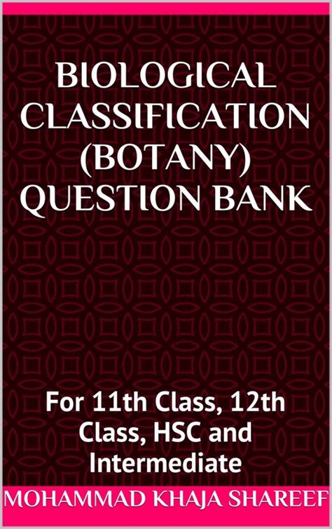 Biological Classification Botany Question Bank