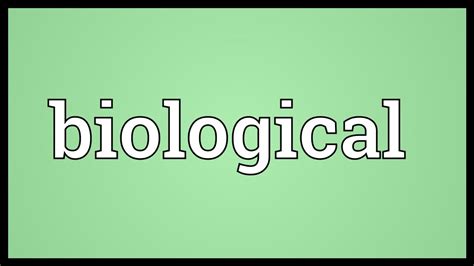 Biological science definition and meaning - Collins Dictionary