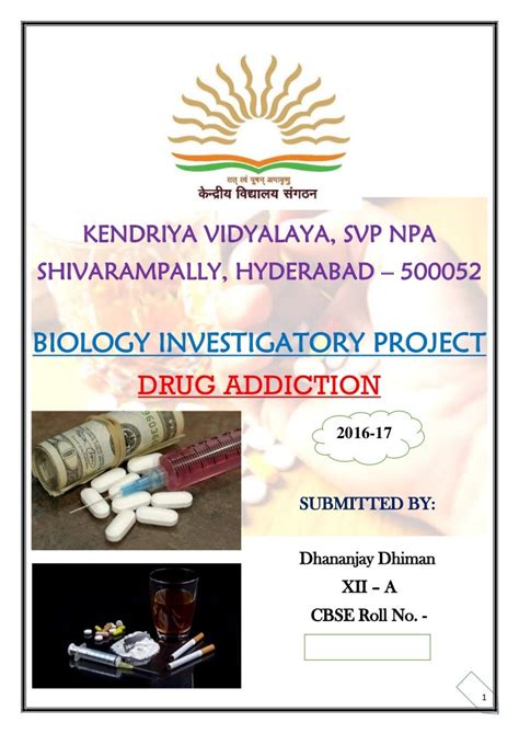 Biology Investigatory Project : Class-12 - cbsebiology4u