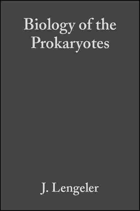Read Biology Of The Prokaryotes By Joseph W Lengeler