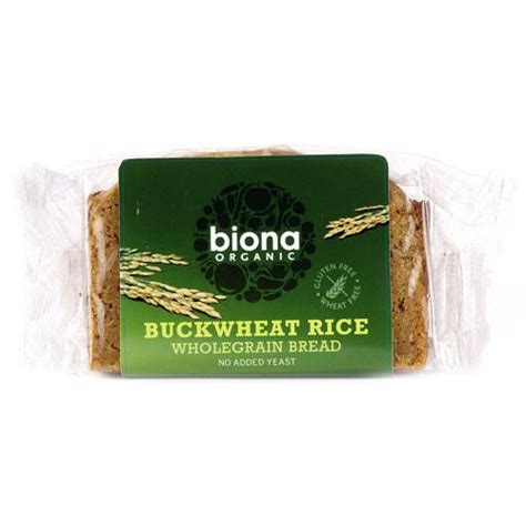 Biona Organic Wholegrain Buckwheat Rice Bread Holland