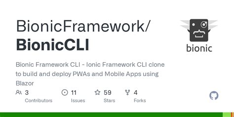 Bionic Framework · GitHub