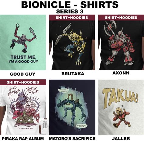 Bionicle Shirts - Creative Mechanics: The Art of Eden Sanders