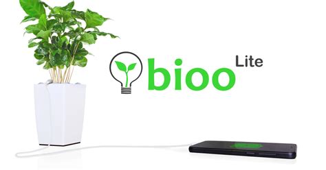 Bioo: Charge your Phone with the Power of a Plant