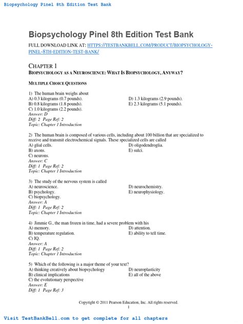 Biopsychology pinel 8th edition study guide. - Ap biology chapter 9 reading guide answer key.