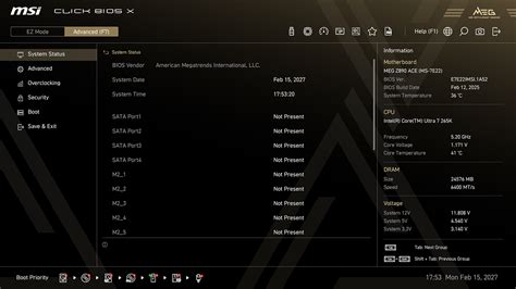 Bios advanced settings msi.  Optimize for performance & stability now! Uncover hidden feat...