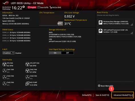 Bios asus rog.  Once the BIOS configuration screen appears, you may release th...
