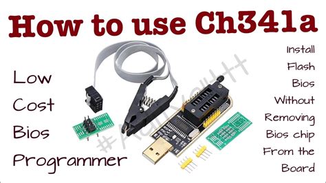 Bios chip pinout.  The CH341A programmer supports two types of chips: 25...