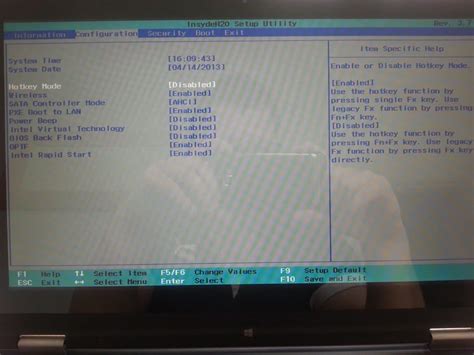 Bios lenovo.  This prompt usually indicates which function key, such as F1 or F2, ...