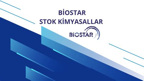 Biostar Stok Kimyasallar.