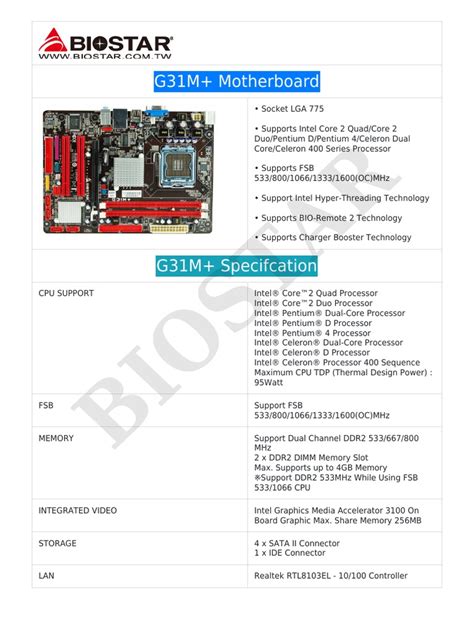 Biostar g31m drivers. 1 Motherboards.  Get specs, BIOS, documentation and more! May...