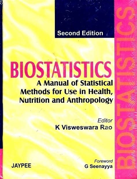 Biostatistics the manual of statistical methods for use in health nutrition and anthropology. - Vw owners workshop manual omkarmin com.