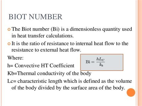 Biot Number - Applications - LiquiSearch