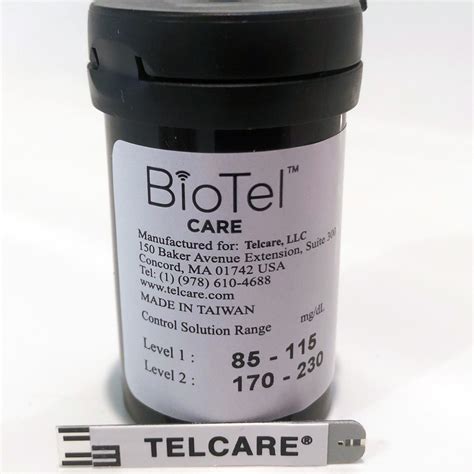 BioTel Care® Test Strips: Version Model Number: TS: Catalog Number: TT0003: Company DUNS: 116979417: Company Name: TELCARE, LLC: Device Count: 50: DM Exempt: false: Pre-market Exempt: false: MRI Safety Status: Labeling does not contain MRI Safety Information: Human Cell/Tissue Product: false: Device Kit: false: Device Combination Product ... . 