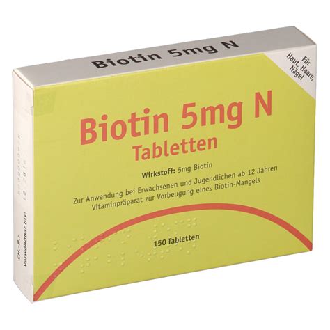 Biotin 5 mg nedir