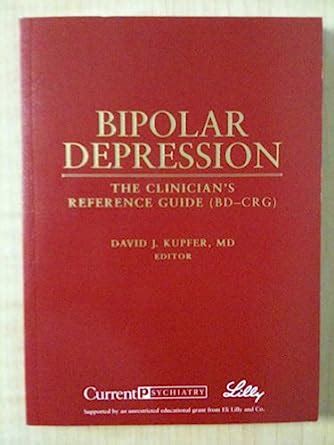 Bipolar depression the clinicians reference guide bd crg. - Honda rebel ca 125 workshop manual.