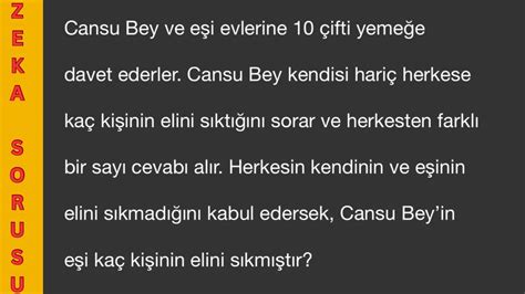 Bir Zeka Sorusu; Sadece Bir Kişi Çözebilmiş DonanımHaber.