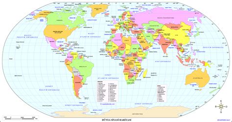 Bir dünya haritası