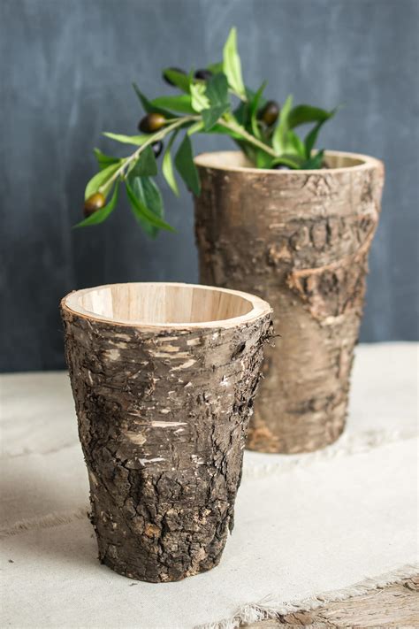 Birch Bark Vase Wayfair