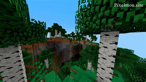 Birch Forest Hills in Minecraft