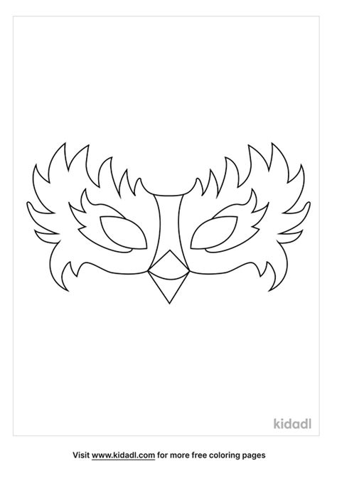 Bird Mask Template Coloring Pages Free Birds Coloring Pages Kidadl