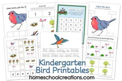 Bird Theme Printables Early Learning Printables
