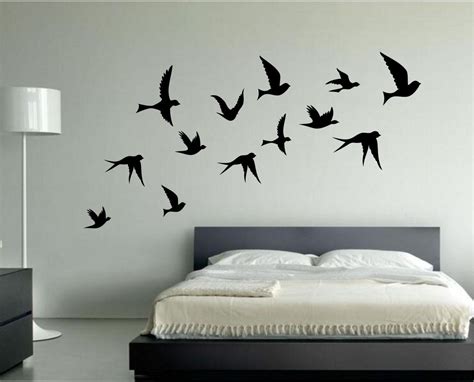 Bird Wall Decals - Vinyl Wall Art Stickers - happydecal.com