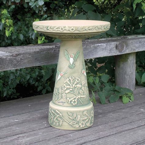 Birdbath bowl replacement. Espino Glass Fiber Reinforced Concrete (GFRC) Mosaic Birdbath. by Alcott Hill®. $149.00 $250.20. ( 15) Fast Delivery. FREE Shipping. Get it by Wed. Aug 30. Sale. 