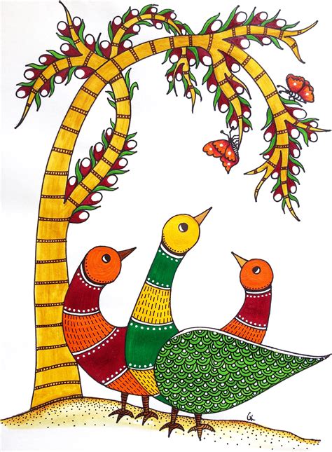 Birds – Gond Art