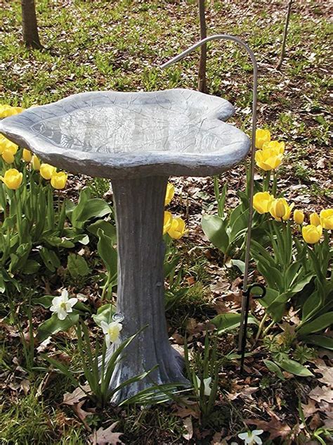 Birds Choice AADPLAIN Bird Bath, Pedestal, Green