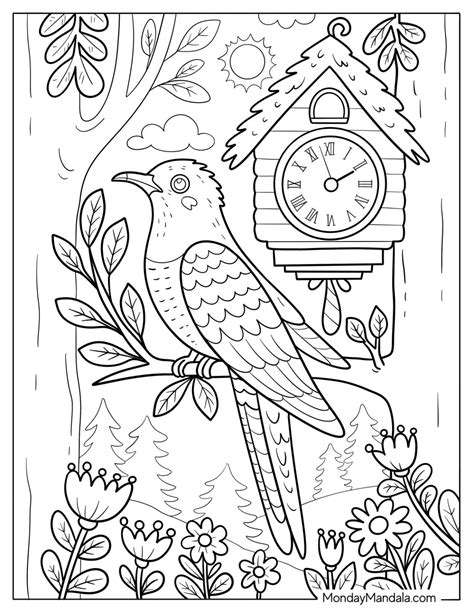 Birds Coloring Shee