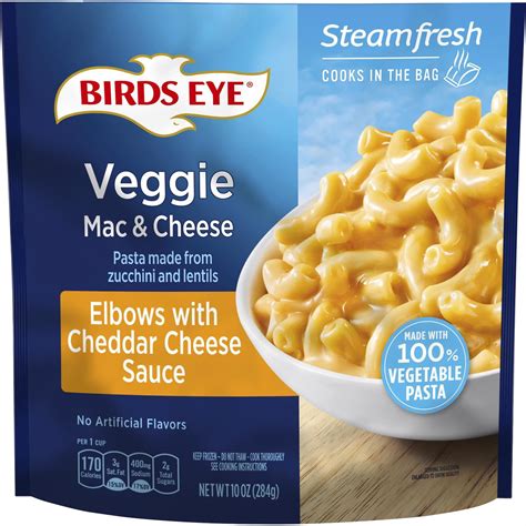 Birds Eye Veggie Pasta Mac and Cheese Elbows with Cheddar