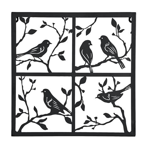 Birds on Branches Metal Wall Decoration Collections Etc.