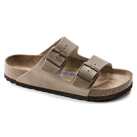 Birkenstock Arizona Mocha Brown Soft Footbed Slides Men …