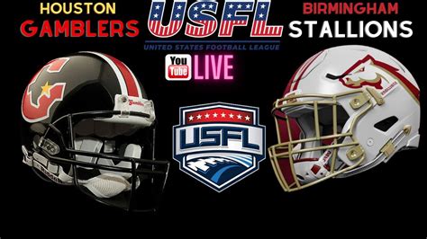 Birmingham Stallions Vs Houston Gamblers - UNATION