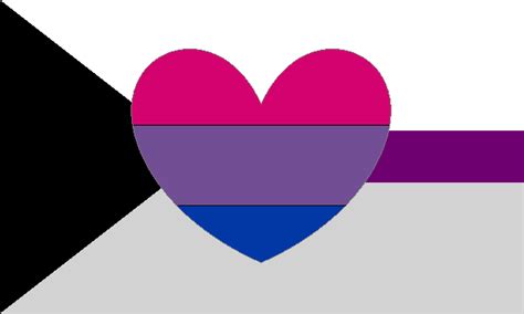 Demisexual Biromantic Pride Flag. My own creation, inspired by 