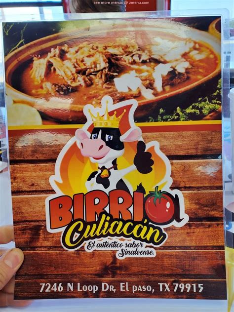 Birria culiacan el paso. About Birria Culiacan. Birria Culiacan is located at 11335 Montwood Dr Suite B in El Paso, Texas 79936. Birria Culiacan can be contacted via phone at 915-500-1207 for pricing, hours and directions. 